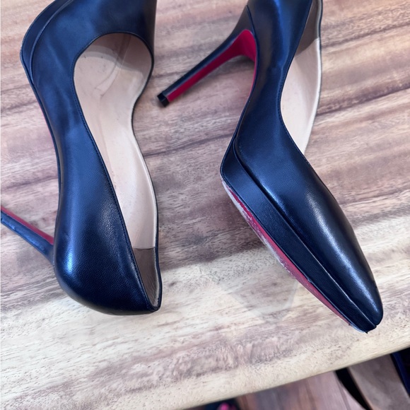 Christian Louboutin Shoes - Christian Louboutin Black and Red Heels~comes with original box and bag.